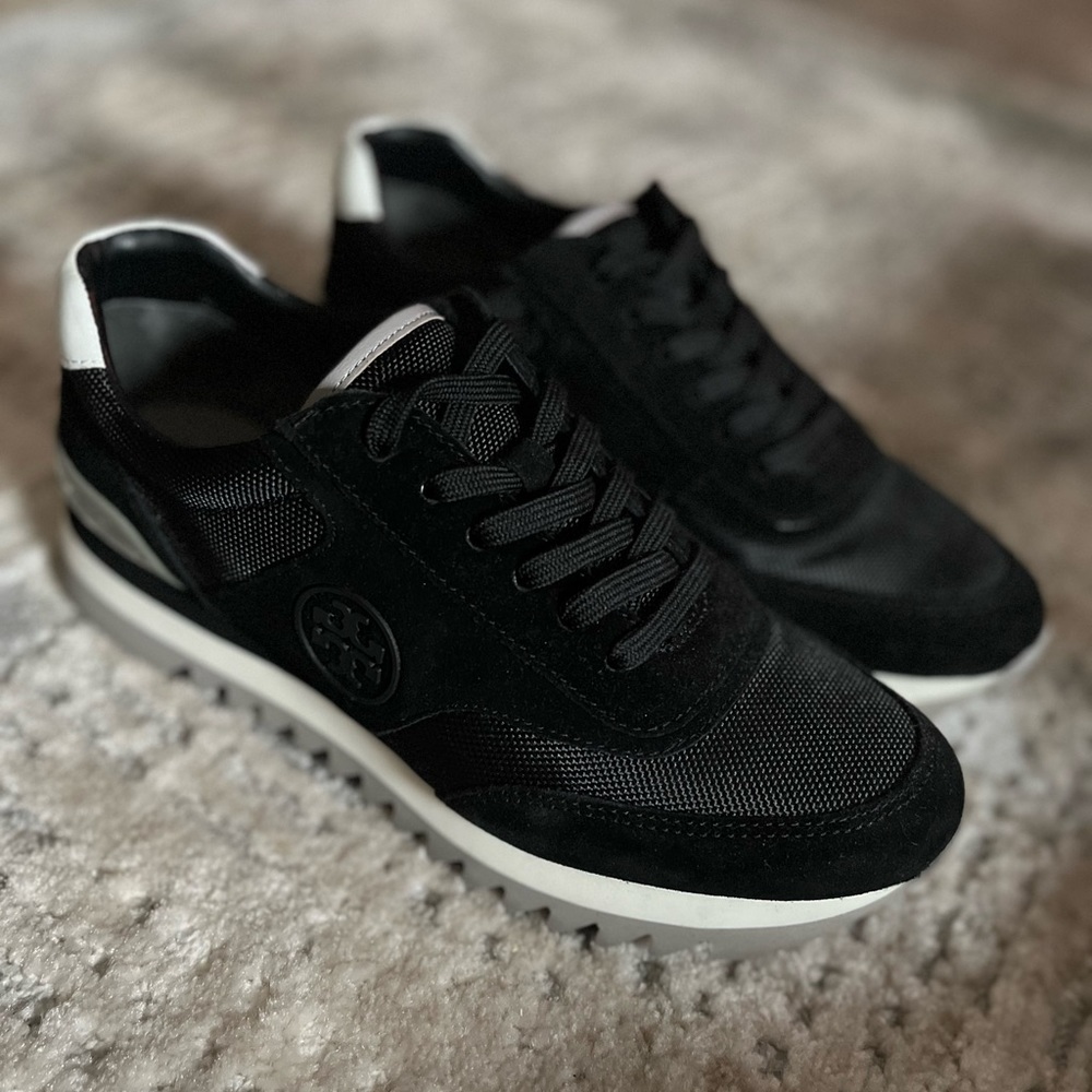 Tory Burch Sawtooth Logo Sneakers